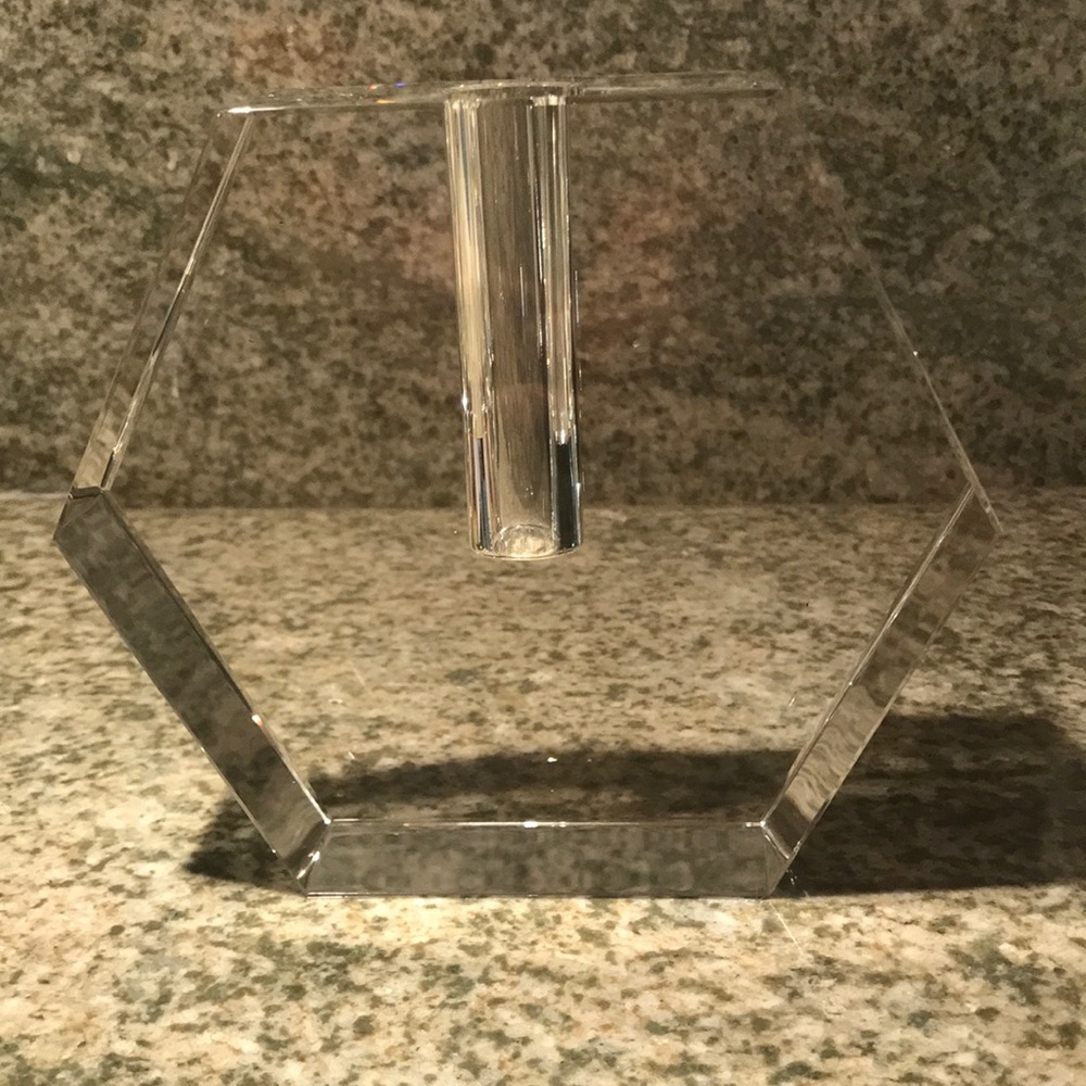 Tizo Beautiful glass vase for a flower or candle
